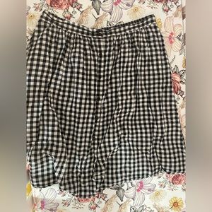 Gingham Skirt XXl